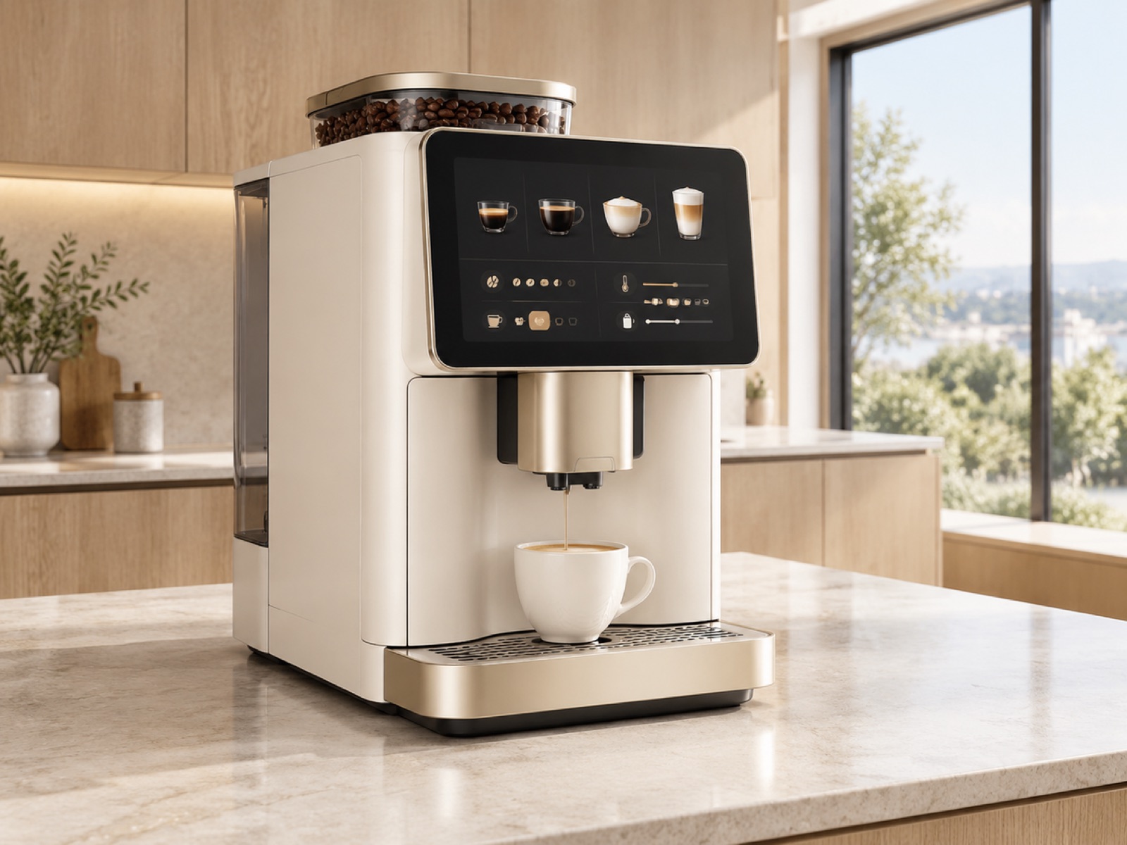 Smart coffee machine