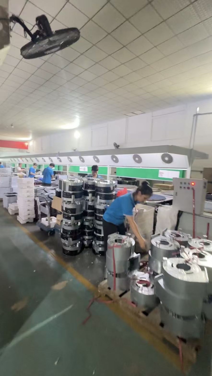 Real manufacturing production line in China